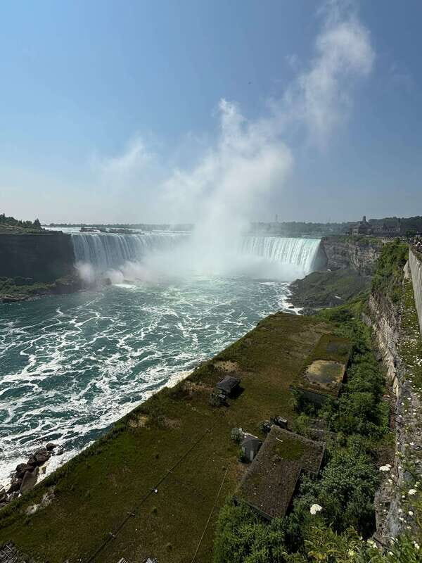 Walking Tour of Niagara Falls Canada and Hornblower Boat - The Sum Up