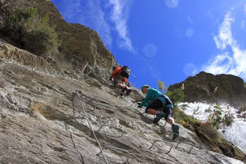 Wanaka: 6-hour Advanced Waterfall Cable Climb - An In-Depth Look at the Wanaka Waterfall Climb