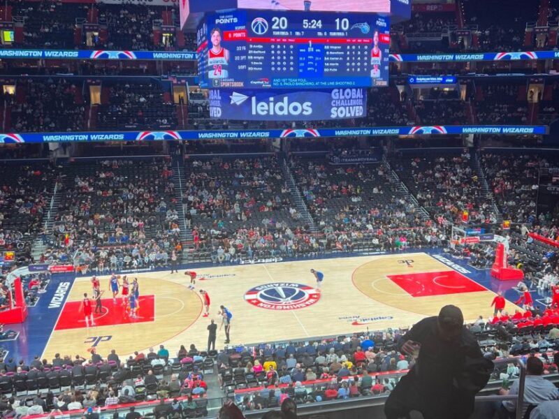 Washington D.C.: Washington Wizards Basketball Game Ticket - Authentic D.C. Fan Experience