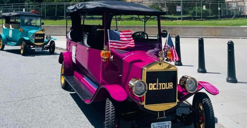 Washington, DC: Day & Night Electric Cart & Vintage Car Tour - Route and Highlights