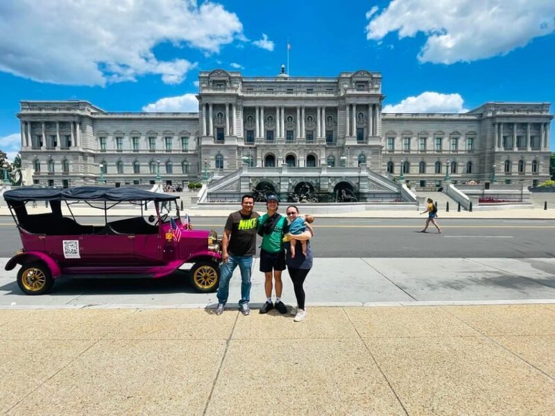 Washington, DC: Day & Night Electric Cart & Vintage Car Tour - Value for Money