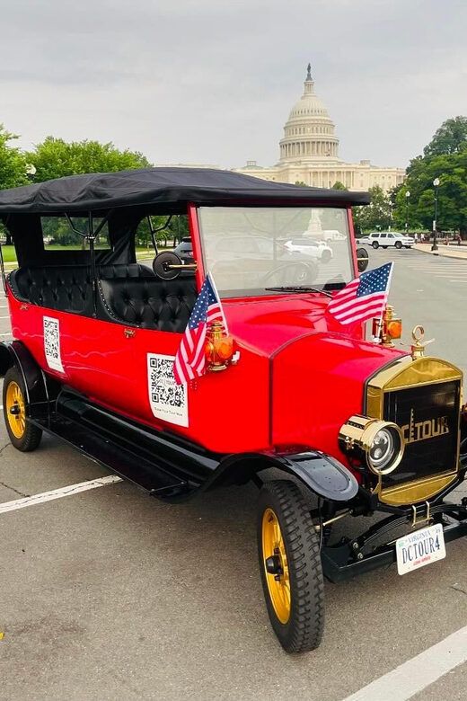 Washington, DC: Day & Night Electric Cart & Vintage Car Tour - Key Points
