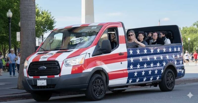 Washington DC History&Monuments Open Air Minibus Guided Tour - The Experience at a Glance
