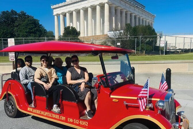 Washington DC Monuments and History Guided Electric Cart Tour - Key Points