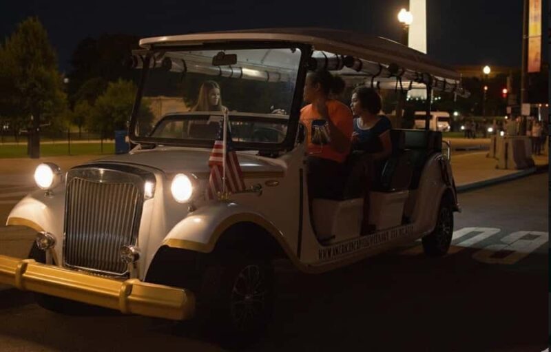 Washington DC: Monuments Moonlight Guided Electric Cart Tour - Practicalities and Comfort