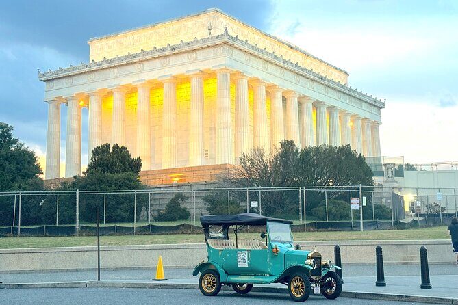 Washington DC Moonlight Tour by Electric Cart or Vintage Car - Key Points
