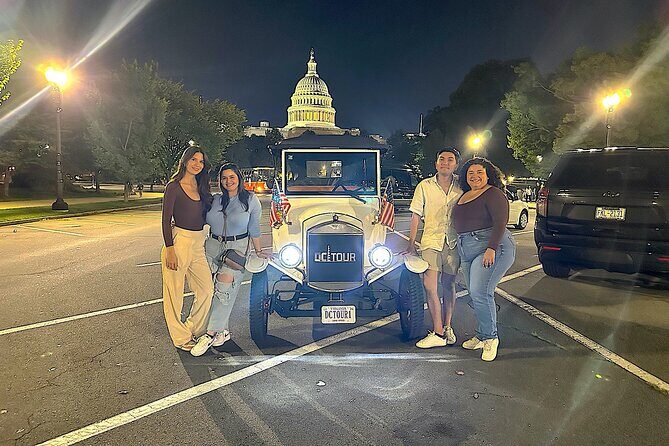 Washington DC Moonlight Tour by Electric Cart or Vintage Car - FAQ