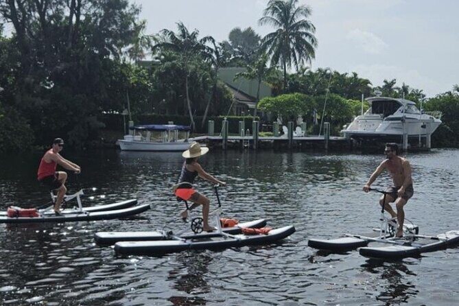 Water Bike Rental  Explore Island City Fort Lauderdale Waterways - Key Points