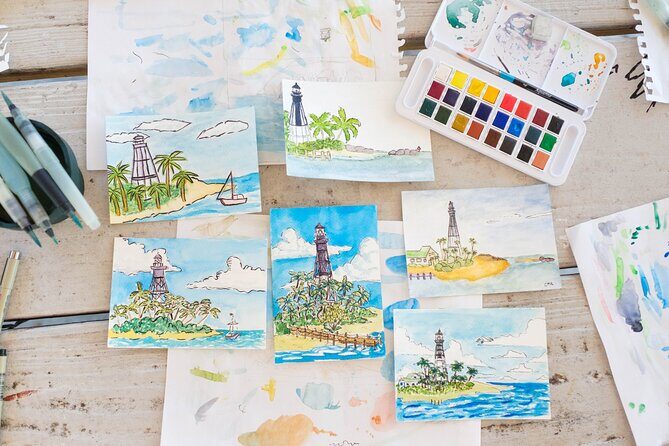 Watercolor Postcard Painting with a Local Artist - Introduction