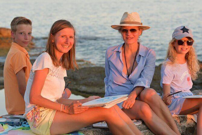 Watercolor workshops on the beach - Key Points