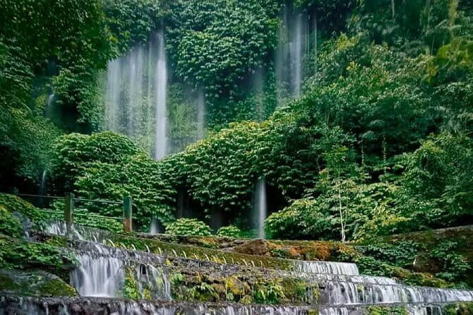 Waterfall Benang Kelambu Lombok - Exploring Lombok’s Waterfalls: Benang Kelambu and Benang Stokel