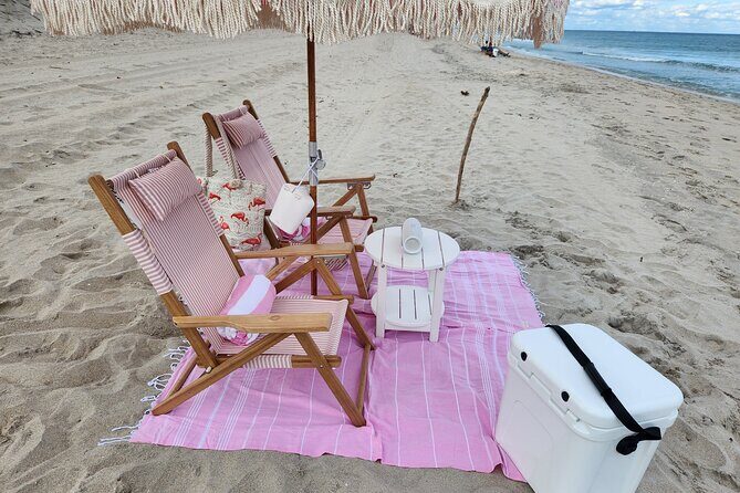West Palm Beach Day: Cabana, Beach Chairs, Yeti, JBL, Towels + - An In-Depth Look at the Experience