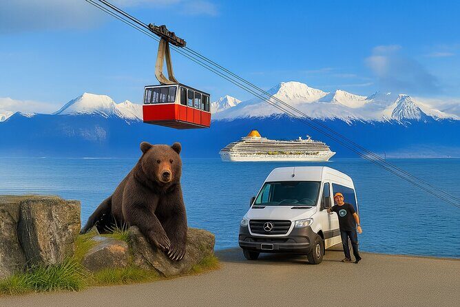 Whittier to Anchorage Cruise Transfer with Wildlife and Tram - Key Points