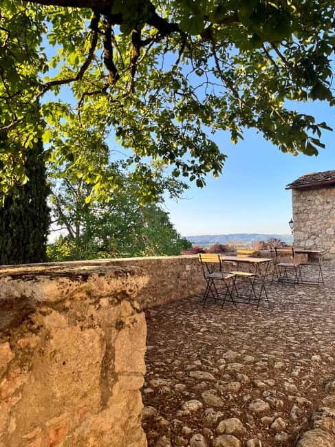 Wine aperitif at the Castle - The Sum Up: A Genuine Slice of Tuscany