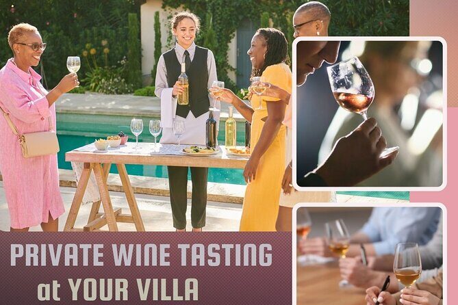 wine tasting at your villa - Key Points