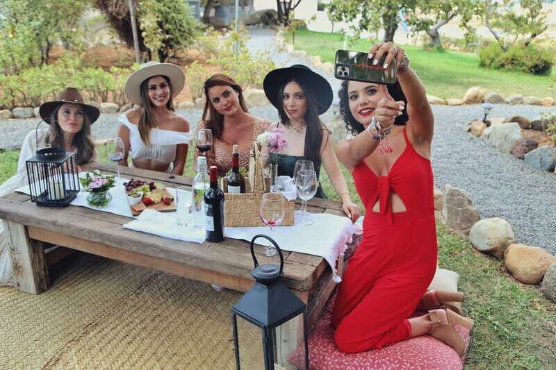 Wine Tasting in the Gardens at Rondo del Valle with vineyard - An Authentic Wine Experience in Valle de Guadalupe