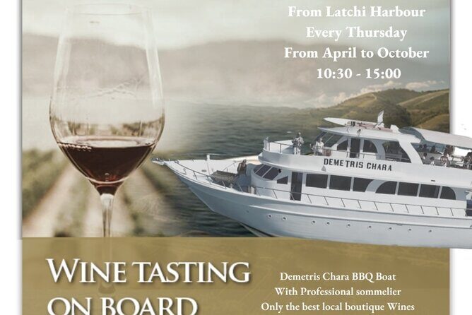 Wine tasting on-board the Demetris Chara BBQboat BlueLagoon tours - An In-Depth Look at the Demetris Chara BBQ Boat Experience