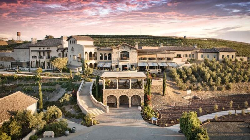 Wine Tour & Food Pairing at the CA State Winery of the Year - An In-Depth Look at Europa Village’s Wine Tour & Food Pairing