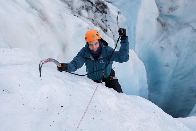 Winter Ice Cave + Climbing Private Photoshoot - 20 Shot Package - Key Points