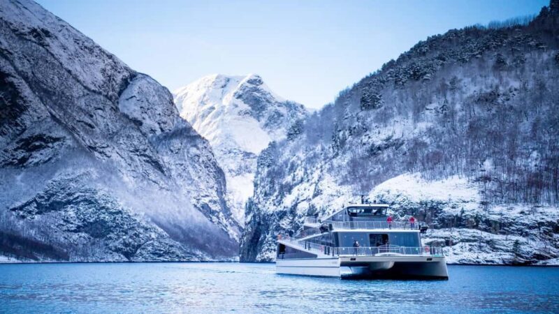 Winter Tour Viking Village, Nærøyfjord Cruise & Flåm Railway - Key Points