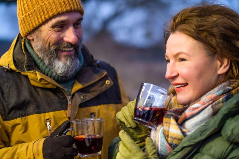 winter walk through Freiburg's old town with mulled wine - Key Points