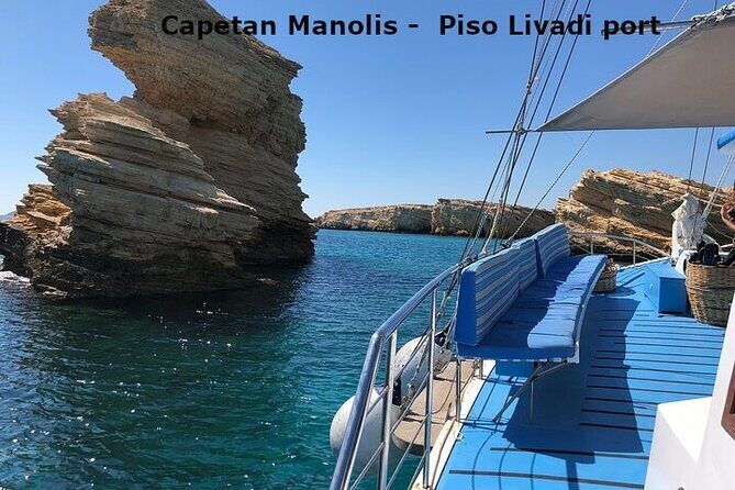 Wooden Boat from Piso Livadi, Blue Lagoon ,Antiparos, Sea Caves - An In-Depth Review of the Paros Wooden Boat Tour