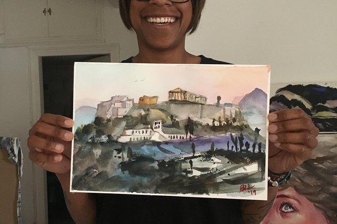 workshop for painting acropolis/landscape with local artist - Key Points