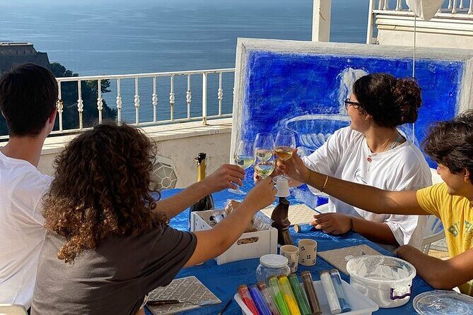 Workshop Fresco Painting & Aperitivo Seaview in Sorrento coast - FAQs