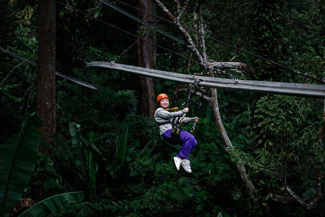 World B+ (Zipline 18 Platforms + Roller + Sky Walk with World Set Menu ) - The Thrilling Layout of Hanuman World Phuket