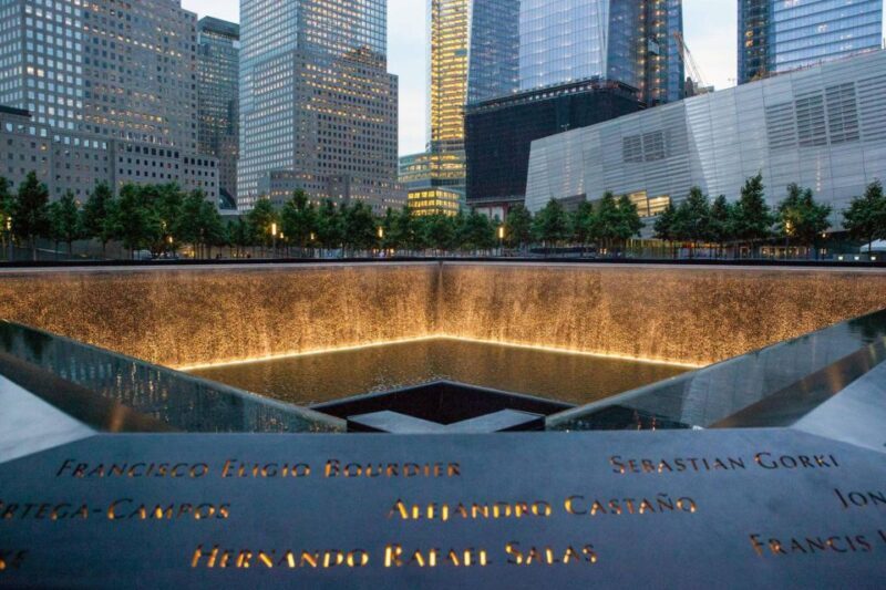 World Trade Center, 911 and Ground Zero Walking Tour - The Eleven Tears Memorial and the Survivor Tree