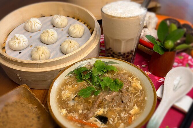 Xiao Long Bao, Pork thick soup, Bubble milk tea. Taiwan Traditional Light Meals Experience-B (Taipei Cooking Class) - A Genuine Look at the Experience