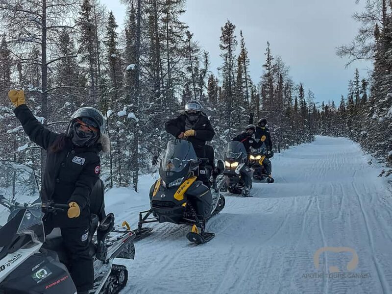 Yellowknife: Snowmobile and Ice Cave Guided Adventure Combo - An Immersive Arctic Adventure with Stunning Views
