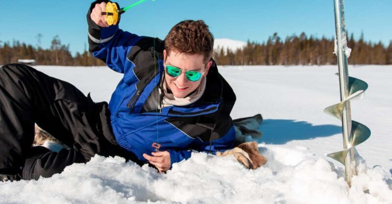 Ylläs: Snowmobile Adventure with Ice Fishing - Key Points