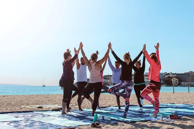 Yoga and Brunch on the beach - A Calm Start to Your Mallorca Day