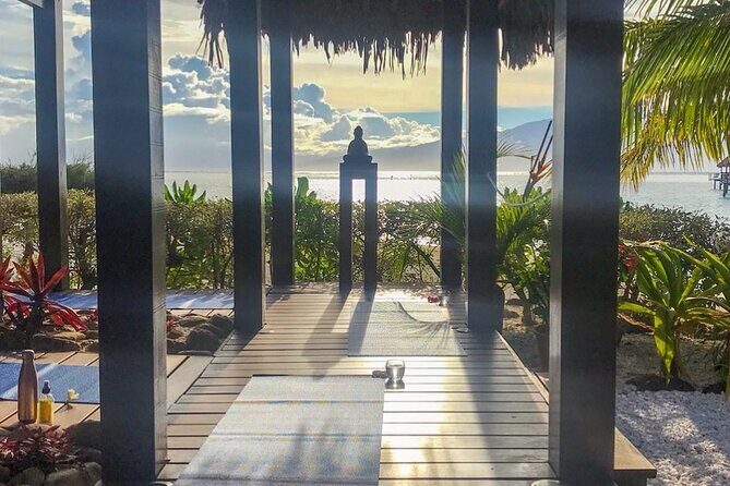 Yoga at sunrise at Sofitel Moorea, overlooking Tahiti - The Sum Up