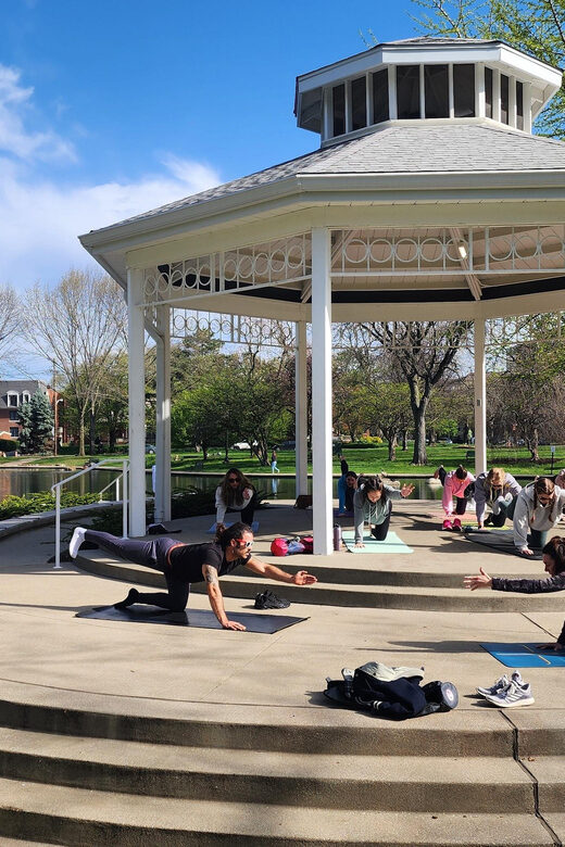 Yoga & Coffee Tour On The Trolley Pub - The Experience in Detail