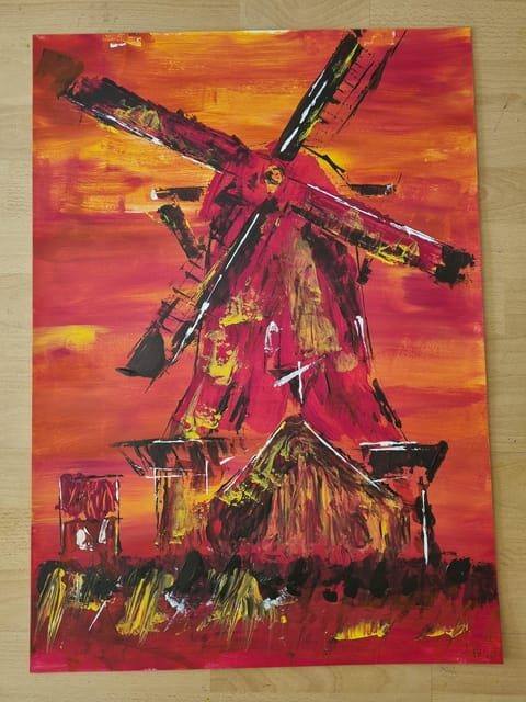 Zaandam: paint a Dutch windmill in a cosy atelier - The Artistic Appeal of a Dutch Windmill