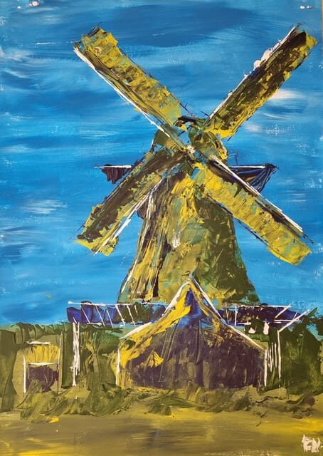 Zaandam: paint a Dutch windmill in a cosy atelier - The Itinerary in Detail