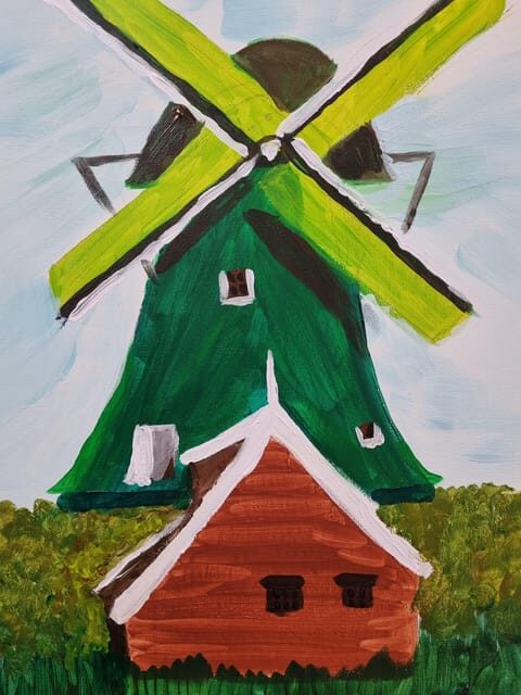 Zaandam: paint a Dutch windmill in a cosy atelier - Authenticity and Practicality