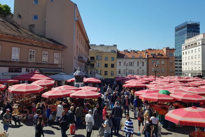 Zagreb Small Group Walking Tour with WW2 Tunnels - Dolac Market (Morning Tour Only)