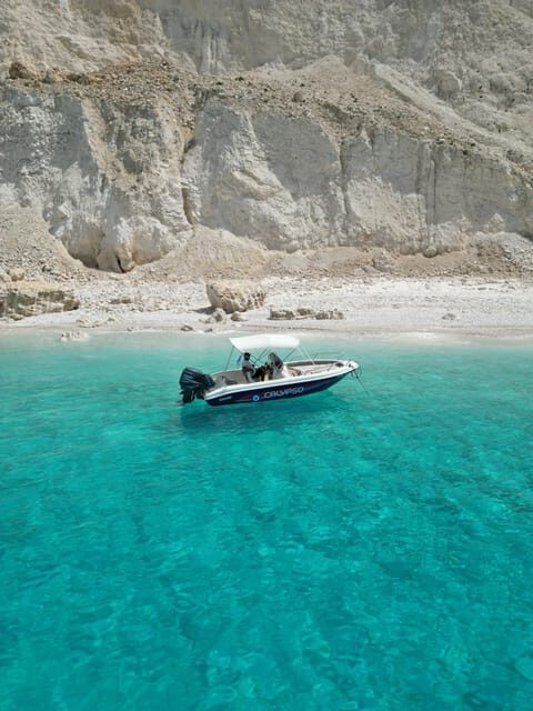 Zante Private Boat: Marathonisi, Keri Caves, Mizitres (max5) - FAQ