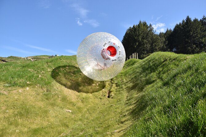 Zorb Inflatable Ball Ride from Mount Ngongotaha in New Zealand - Key Points