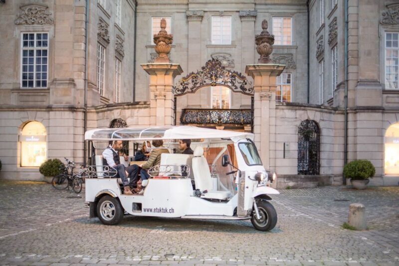 Zurich: Swiss Cheese Fondue and Wine e-Tuk-Tuk Tour - Key Points